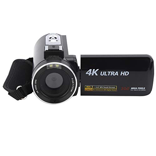 YYOYY 4K Digital Camera - Anti Shake High Definition Video Camera - Portable Compact 18X Zoom Camera - 3 Inch IPS Touching Display Screen