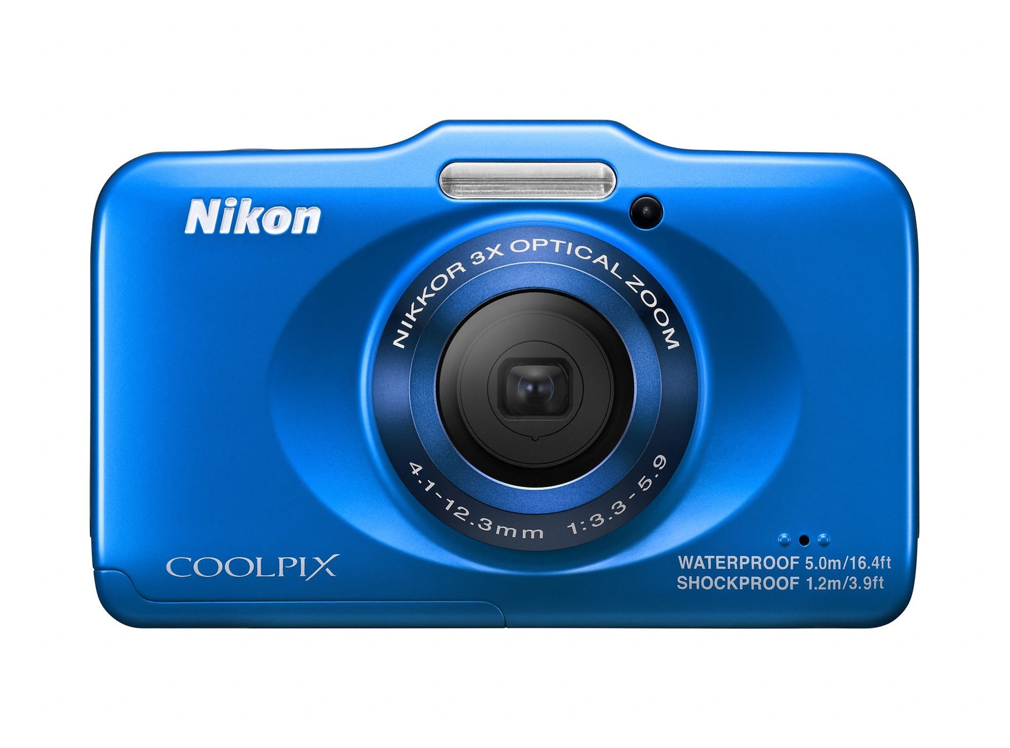 Nikon COOLPIX S31 10.1 MP Waterproof Digital Camera with 720p HD Video (Blue) (OLD MODEL)