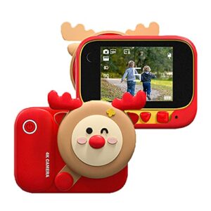 children camera for kids vlog high definition dual lens recording cameras toy 1080p for 3-12 year old boys girls christmas birthday gifts