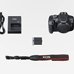 Canon EOS 2000D DSLR Camera Body (International Model) (Renewed)