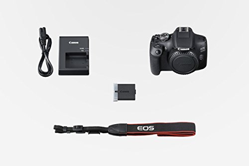 Canon EOS 2000D DSLR Camera Body (International Model) (Renewed)