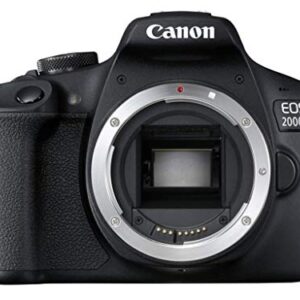 Canon EOS 2000D DSLR Camera Body (International Model) (Renewed)