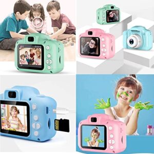 Kids HD 1080P Digital Camera - Children's Digital Camera 2.0 LCD Mini Camera HD 1080P Children's Sports Camera Gift for Boys Girls, Green