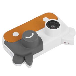 children camera,mini 2.0 inch cow cartoon childrens camera,digital dv child camera with 15 cartoon photo frame,9 special effects,support games,gift for girls/boys (brown)