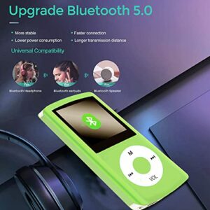 MP3 Player, Hotechs HiFi 32GB Music Player with Bluetooth 5.0, with Voice Recorder/Video/Photo Viewer/E-Book/FM Radio