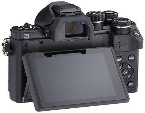 Olympus OM-D E-M10 Mark II Mirrorless Micro 4/3 Camera with 14-42mm and 40-150mm Lenses (Black)