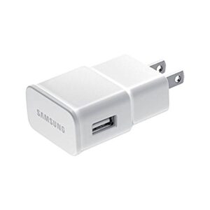 Samsung OEM Adapter with USB Sync Charging Cable - Non-Retail Packaging - White