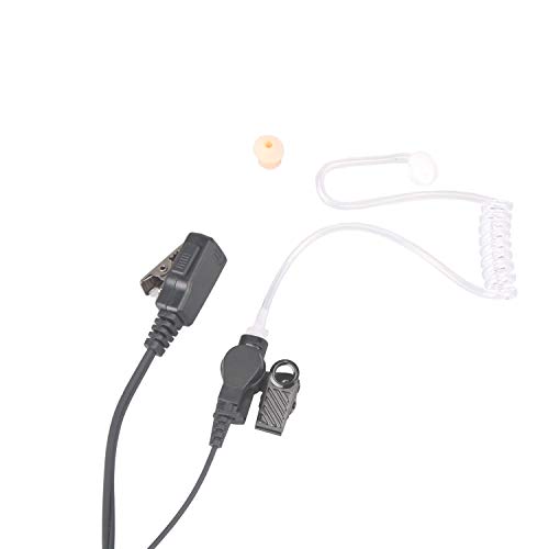Kymate XPR7550E XPR7350 Noise Reduction Earpiece with Mic for Motorola Radio XPR7580 XPR7550 APX7000 APX6000 APX8000 XPR6550 DGP8050 DGP8550 XPR6350 Two Way Radio Acoustic Tube Surveillance Headest