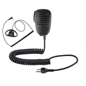 kctin speaker mic for midland with 3.5mm earpiece for gxt1000vp4 lxt600vp3 gxt1050vp4 gxt1000xb walkie talkies