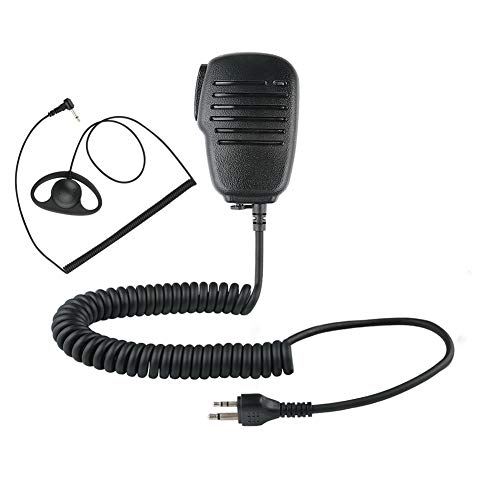 KCTIN Speaker Mic for Midland with 3.5mm Earpiece for GXT1000VP4 LXT600VP3 GXT1050VP4 GXT1000XB Walkie Talkies