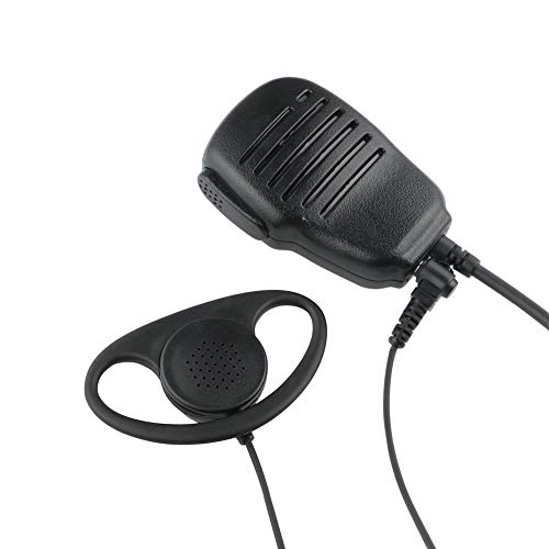 KCTIN Speaker Mic for Midland with 3.5mm Earpiece for GXT1000VP4 LXT600VP3 GXT1050VP4 GXT1000XB Walkie Talkies