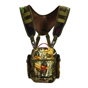 badlands bino xr binocular and rangefinder case with harness, realtree edge