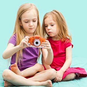 TOUMENY Digital Camera for Toddlers, Hd Mini Camera, Front and Rear Dual Lens 4000W Recordable, Digital Camera for 3 5 8 10 12 Year Old Boys and Girls, Birthday