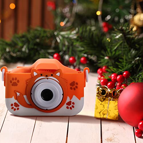 TOUMENY Digital Camera for Toddlers, Hd Mini Camera, Front and Rear Dual Lens 4000W Recordable, Digital Camera for 3 5 8 10 12 Year Old Boys and Girls, Birthday