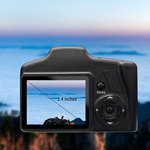 Xinsrenus 16MP Digital Camera, 2.4 Inch LCD Screen 16X Digital Zoom 720P Digital Camera with Wide Angle Lens