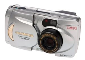 olympus d-460 1.3mp digital camera w/ 3x optical zoom