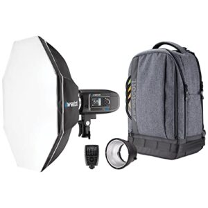 westcott fj400 strobe 1-light backpack kit with fj-x3 m universal wireless trigger and rapid box switch octa-s