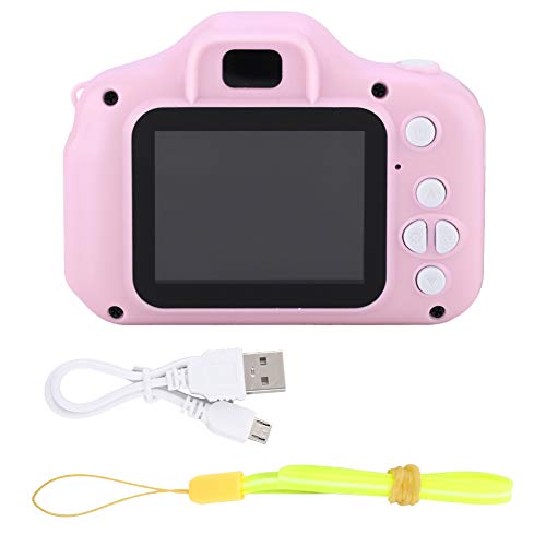 1080P Kid Camera, 12Mp 32G Memory Card Kid Video Camera, for Children Toys Gifts Girls Birthday Birthday Christmas New Year Gift(Pink)