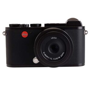 leica cl mirrorless digital camera with 18mm lens, black, pack of 1