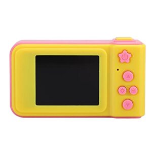 Kids Digital Dual Camera, HD Digital Video Camera Toy Little Kids, for Leisure and Entertainment for Kids for More Creative Ways(Pink (no Memory Card))