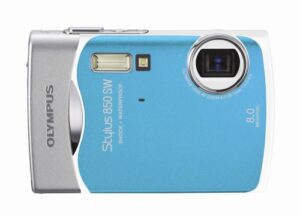 olympus stylus 850sw 8mp digital camera with 3x optical zoom (blue)