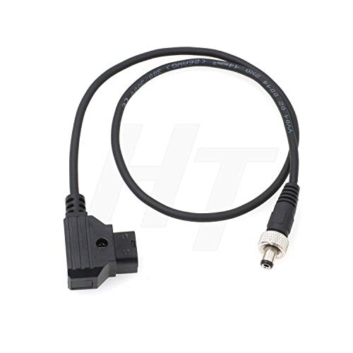 D-tap to Locking DC 2.5mm Power Cable for Lectrosonics Receiver Atomos Ninja V Blackmagic VA PIX-E7 Monitor Hollyland Mars 400 50cm