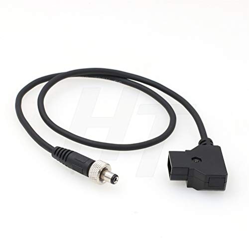 D-tap to Locking DC 2.5mm Power Cable for Lectrosonics Receiver Atomos Ninja V Blackmagic VA PIX-E7 Monitor Hollyland Mars 400 50cm