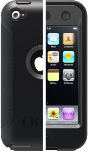 otterbox defender series case for ipod touch 4g – black/coal