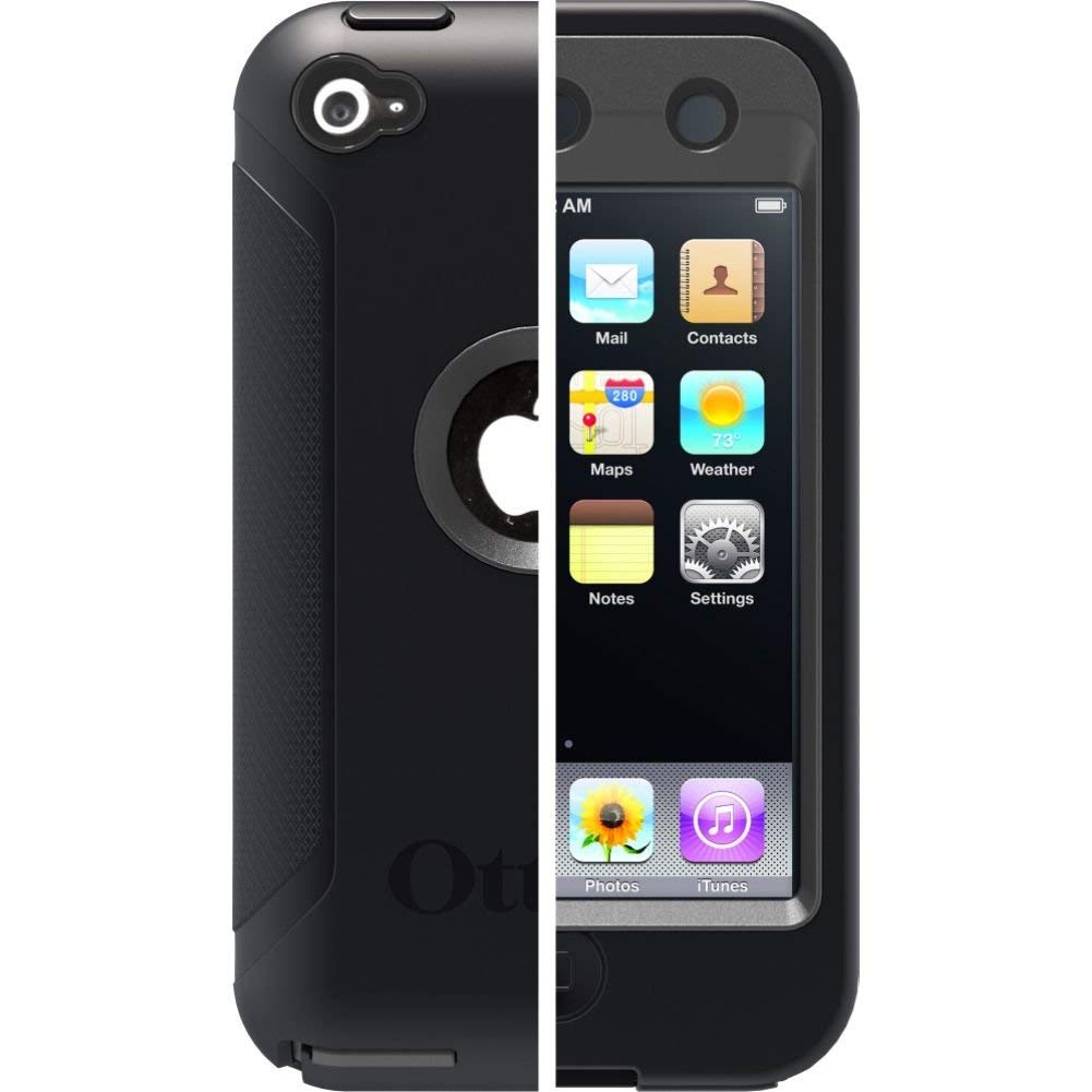 OTTERBOX DEFENDER SERIES Case for iPod touch 4G - Black/Coal