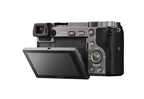 Sony Alpha a6000 Mirrorless Digital Camera with 16-50mm Lens, Graphite (ILCE-6000L/H) (Renewed)