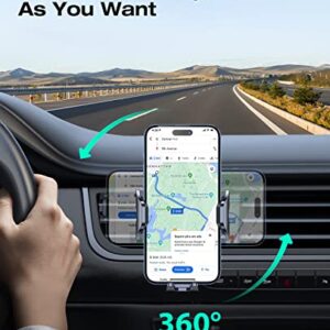 VICSEED Phone Mount for Car Vent [Anti-Slip Silicone Protection][Glow in The Dark] Air Vent Car Phone Holder Mount Ultra-Stable Cell Phone Holder Car Fit for All iPhone & Android