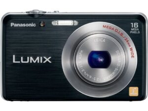 panasonic lumix dmc fh-8 16.1 mp digital camera with 5x wide angle optical image stabilized zoom (black)