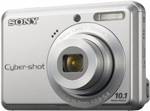 Sony Cyber-shot® DSC-S930 10-MP Digital Camera with 3x Optical Zoom, 2.4" LCD, Image Stabilization, Face Detection (Silver)