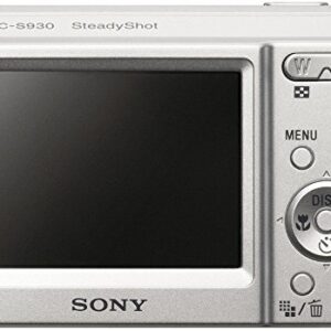 Sony Cyber-shot® DSC-S930 10-MP Digital Camera with 3x Optical Zoom, 2.4" LCD, Image Stabilization, Face Detection (Silver)