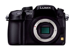 panasonic lumix dmc-gh3k 16.05 mp digital single lens mirrorless camera with 3-inch oled – body only (black) [international version, no warranty]
