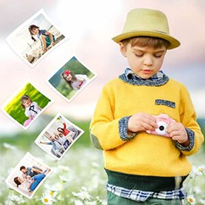 Digital Camera for Kids, Full Color 2.0" LCD Display Mini Camera HD 8 Megapixel Children's Sports Camera, with 32GB SD Card-Blue, Christmas Birthday Gifts for Boys Girls of Age 3-9