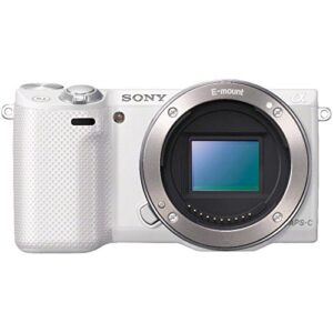 Sony Nex5rl 16.1 Mp Compact Digital Camera White with 16-50mm Power Zoom Lens Kit