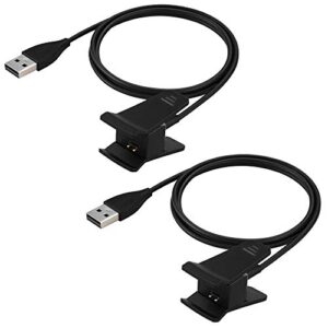 awinner charger compatible for fitbit alta,smartwatch replacement usb charging cable (2-pack)
