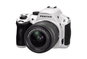 pentax k-30 lens kit white w da 18-55wr weather-sealed 16 mp cmos digital slr with da 18-55mm and 3-inch lcd screen