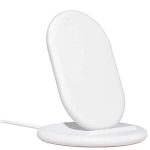 google pixel stand fast wireless charger for pixel 5/ 4/ 4xl/ 3 and 3xl (cable and charger not included) – white
