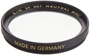 b+w 39mm clear filter with multi-resistant coating (007m) – 66-1069038