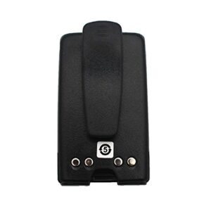 goodqbuy 1800mah 7.2v ni-mh replacement two-way radio battery is compatible with motorola mag one bpr40 a8 pmnn4071 pmnn4071a pmnn4071ar + belt clip