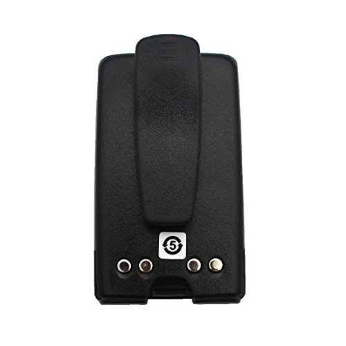 GoodQbuy 1800mAh 7.2V Ni-MH Replacement Two-Way Radio Battery is Compatible with Motorola Mag One BPR40 A8 PMNN4071 PMNN4071A PMNN4071AR + Belt Clip