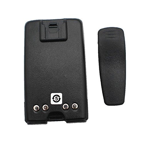 GoodQbuy 1800mAh 7.2V Ni-MH Replacement Two-Way Radio Battery is Compatible with Motorola Mag One BPR40 A8 PMNN4071 PMNN4071A PMNN4071AR + Belt Clip