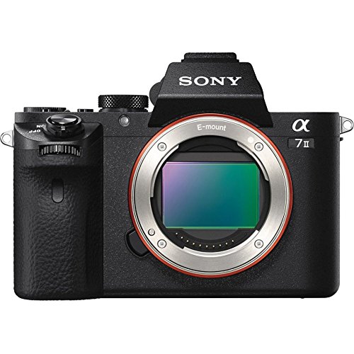 Sony Alpha a7II Mirrorless Interchangeable Lens Camera Body Bundle with Sony FE 50mm F1.8 Full-Frame E-Mount Lens