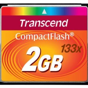 Transcend 2 GB 133x CompactFlash Memory Card TS2GCF133