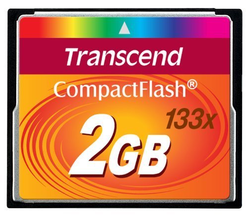 Transcend 2 GB 133x CompactFlash Memory Card TS2GCF133