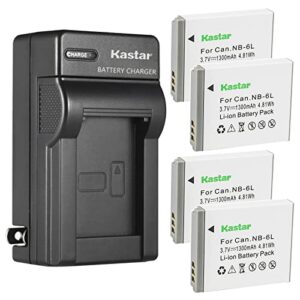 kastar 4-pack battery and ac wall charger replacement for lecran fhd 1080p 36.0 mega pixels vlogging camera, lecran fhd 2.7k 44.0 mega pixels vlogging camera, compact portable mini cameras