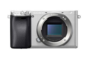 sony alpha a6300 mirrorless camera interchangeable lens digital camera with aps-c, auto focus & 4k video – ilce 6300/s body with 3” lcd screen – e mount compatible – silver (includes body only)