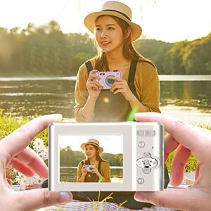 Oumefar Kids Digital Camera, 700mAh 8 Filters Portable Camera Simple Style 44MP Delicate for Outdoor Digitalcamera